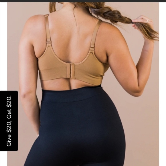 BLANQI Set Of Black and Tan Nursing Bras Size XL - Picture 3 of 7